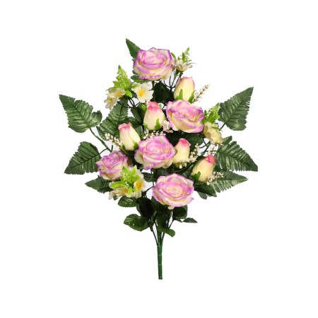 BOUQUET CAPULLOS Y ROSAS 56CM