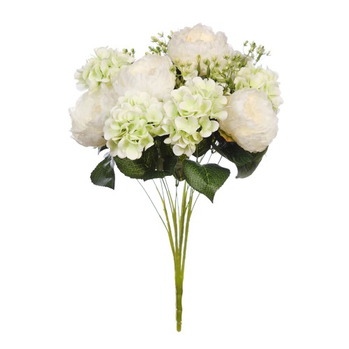 BOUQUET DE PEONIA Y HORTENSIA 60CM 2