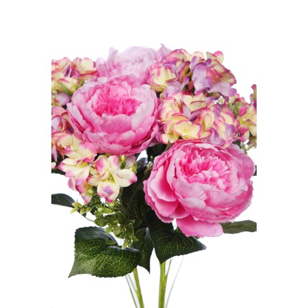 BOUQUET DE PEONIA Y HORTENSIA 60CM