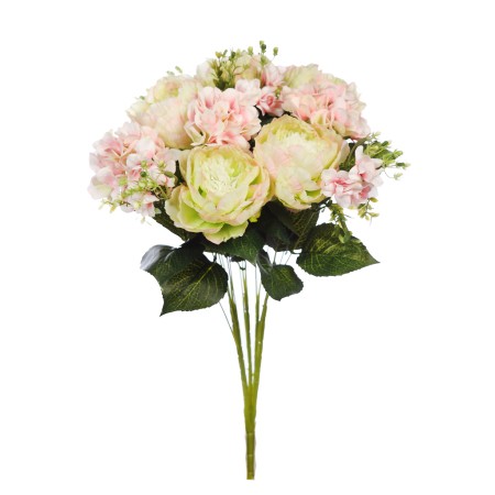 BOUQUET DE PEONIA Y HORTENSIA 60CM