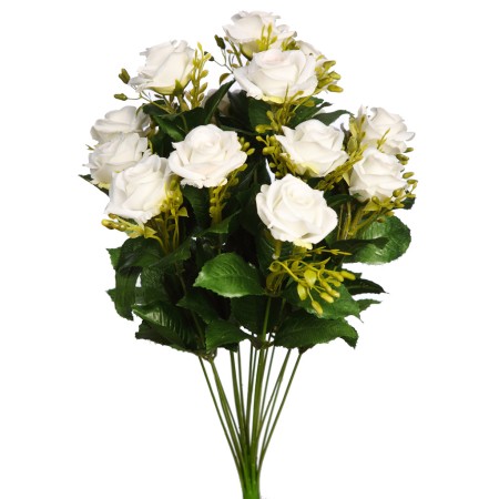 BOUQUET DE ROSAS ARTIFICIAL 50CM