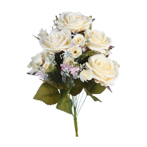 BOUQUET DE ROSAS ARTIFICIAL 50CM 2