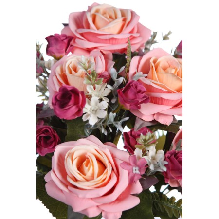 BOUQUET DE ROSAS ARTIFICIAL 50CM