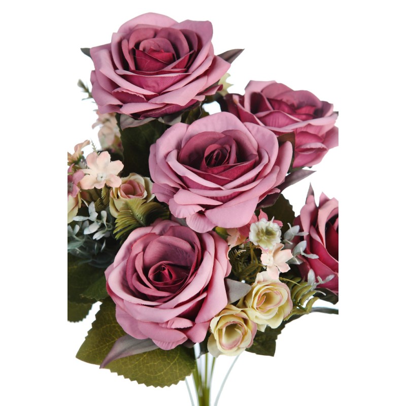 BOUQUET DE ROSAS ARTIFICIAL 50CM