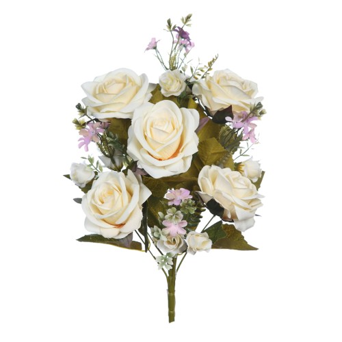 BOUQUET ROSAS ARTIFICIAL 50CM 2