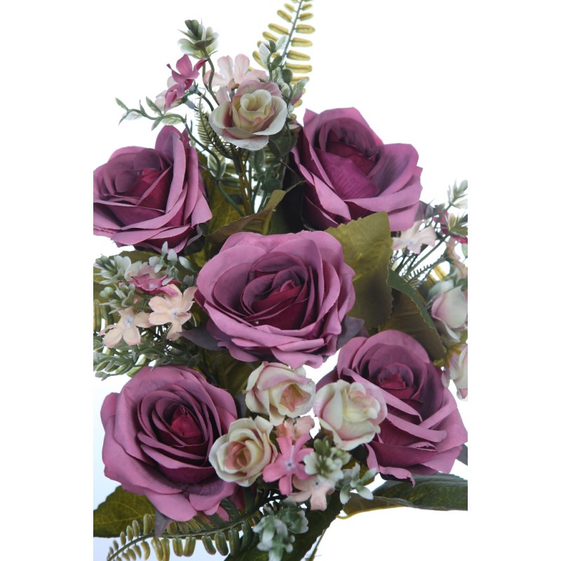 BOUQUET ROSAS ARTIFICIAL 50CM