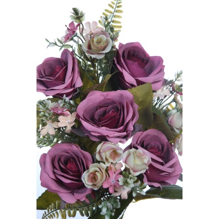 BOUQUET ROSAS ARTIFICIAL 50CM