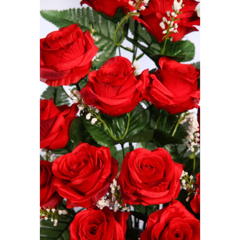 BOUQUET ROSAS ARTIFICIALES 58CM