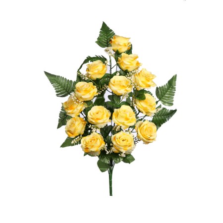 BOUQUET ROSAS ARTIFICIALES 58CM
