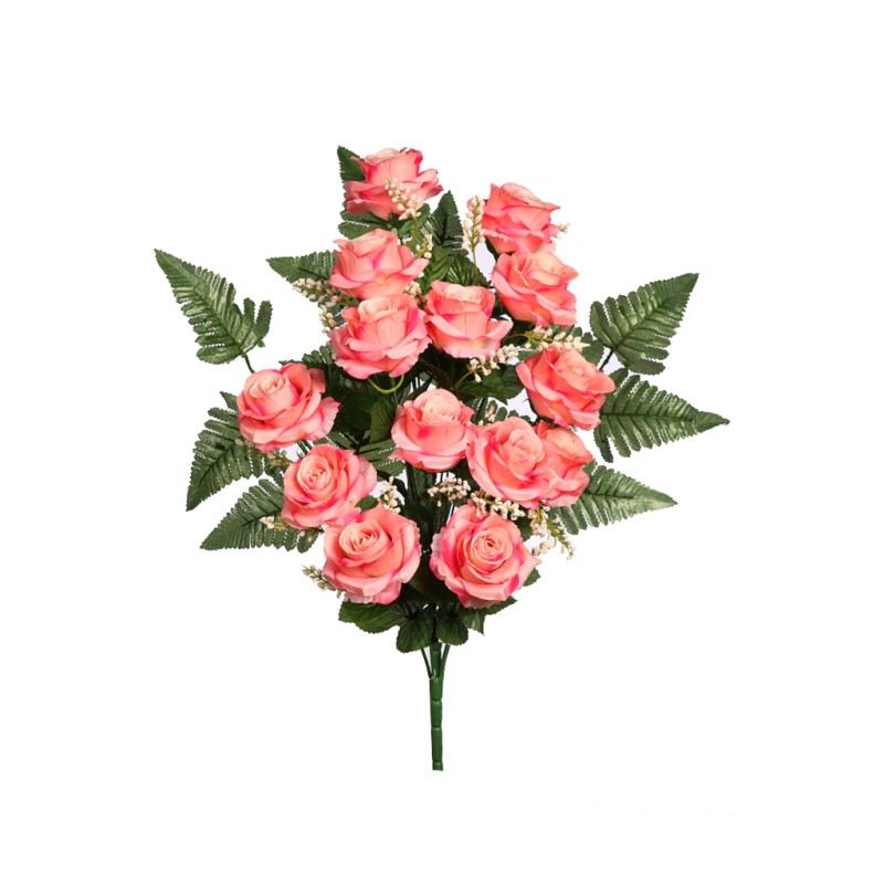 BOUQUET ROSAS ARTIFICIALES 58CM