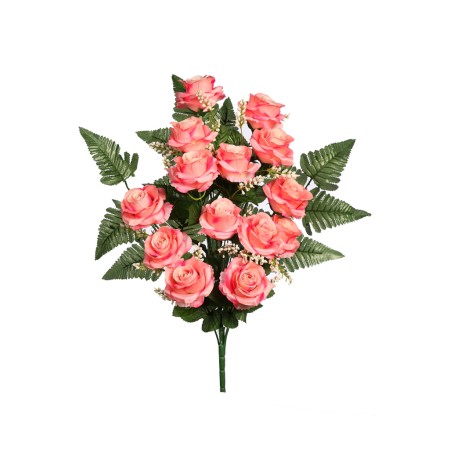 BOUQUET ROSAS ARTIFICIALES 58CM