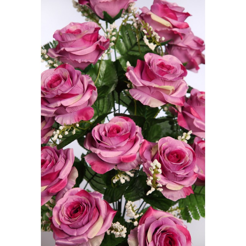 BOUQUET ROSAS ARTIFICIALES 58CM