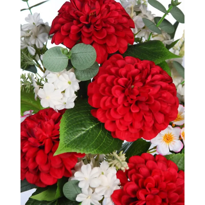 BOUQUET ZINNIA ARTIFICIAL 56CM