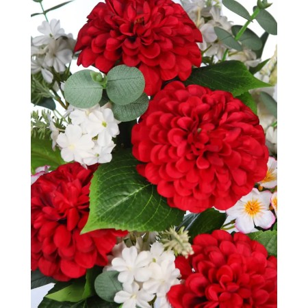BOUQUET ZINNIA ARTIFICIAL 56CM