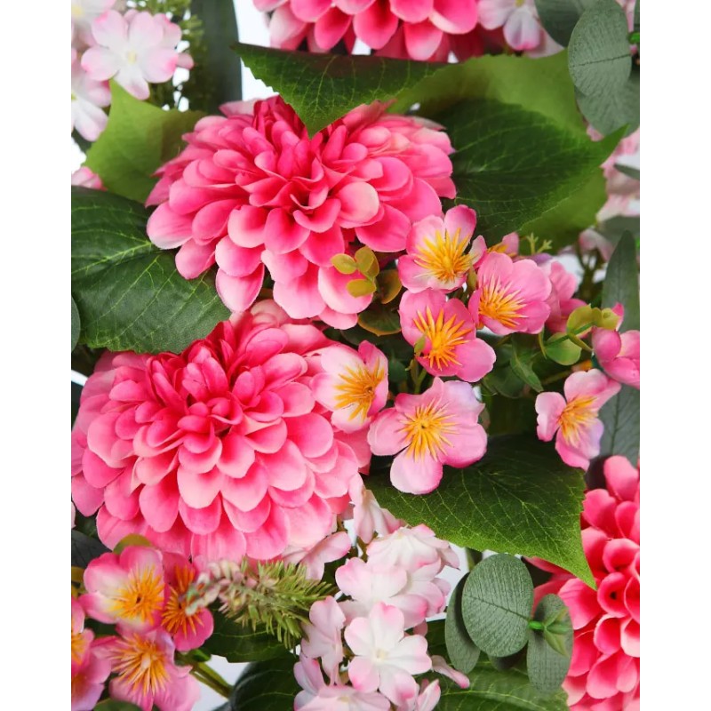 BOUQUET ZINNIA ARTIFICIAL 56CM