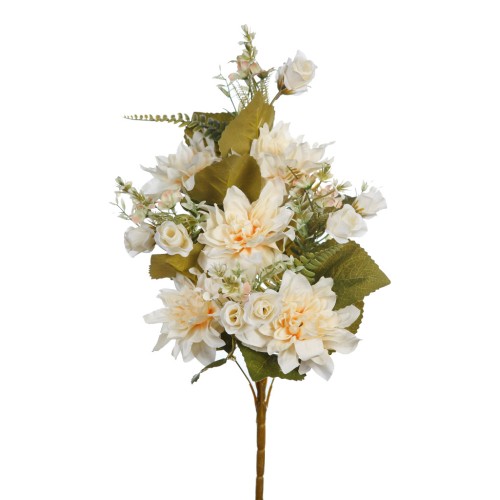 RAMO DALIAS Y ROSITAS ARTIFICIAL 50CM 2