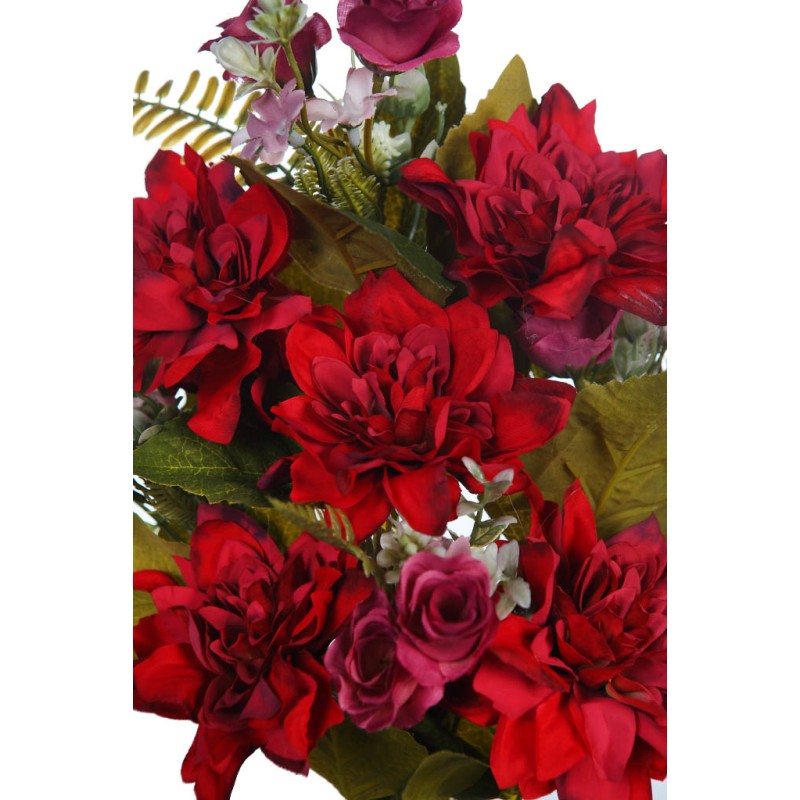 RAMO DALIAS Y ROSITAS ARTIFICIAL 50CM