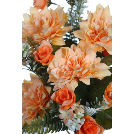 RAMO DALIAS Y ROSITAS ARTIFICIAL 50CM
