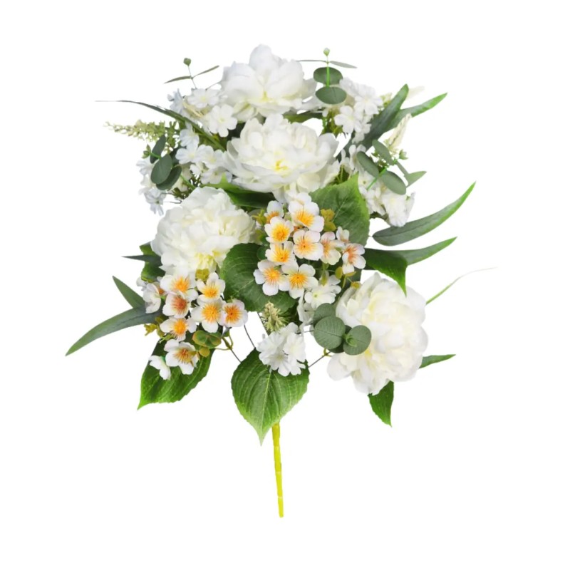 RAMO DE PEONIAS ARTIFICIAL 55CM