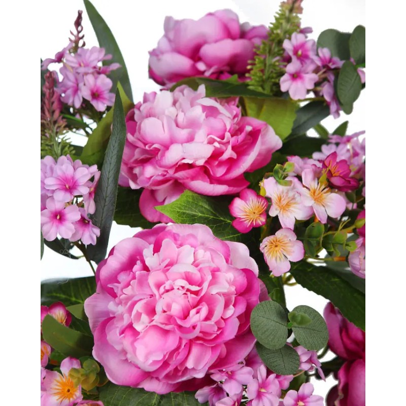 RAMO DE PEONIAS ARTIFICIAL 55CM