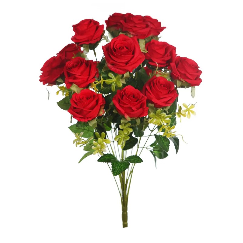 RAMO DE ROSAS ARITIFCIAL 52CM