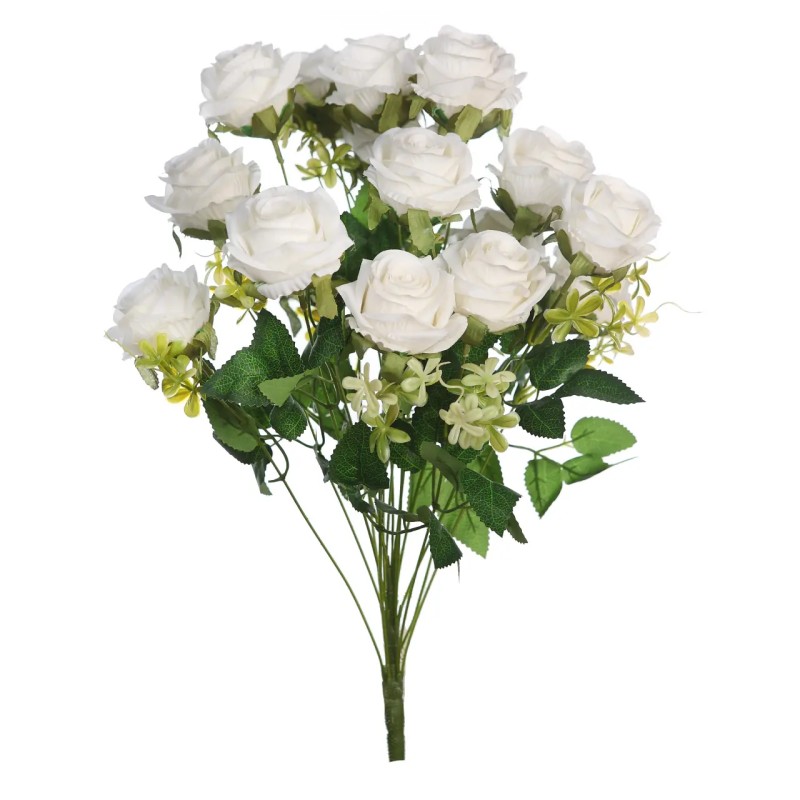 RAMO DE ROSAS ARITIFCIAL 52CM