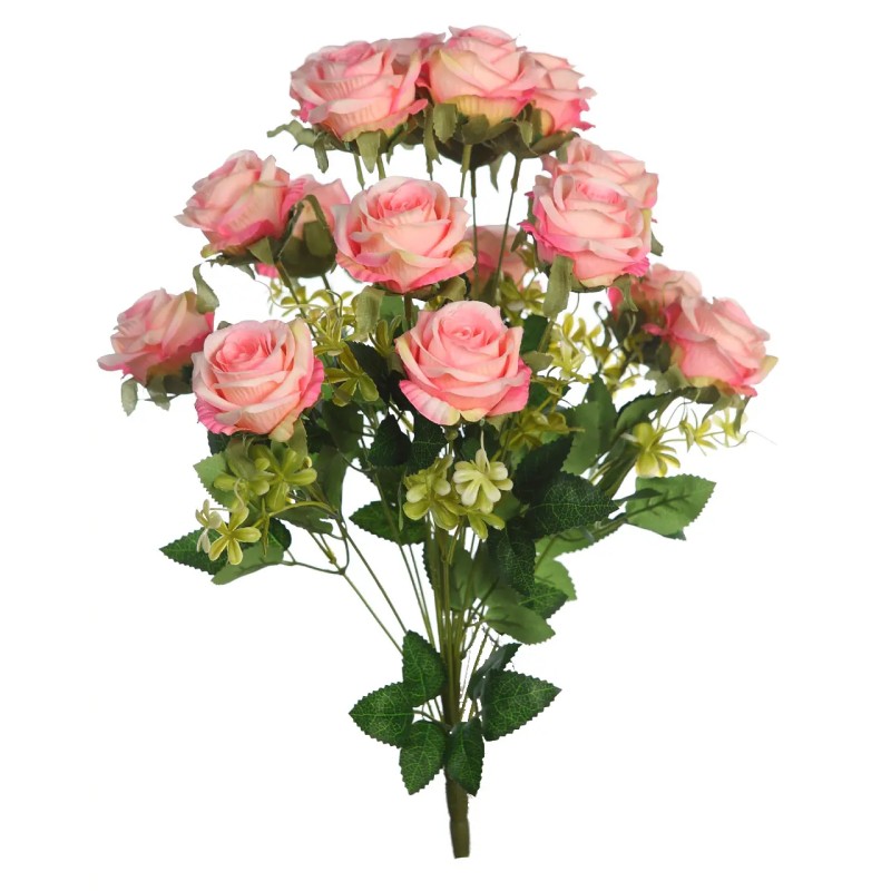 RAMO DE ROSAS ARITIFCIAL 52CM
