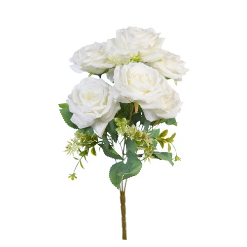 RAMO DE ROSAS ARTIFICIAL 44CM 2