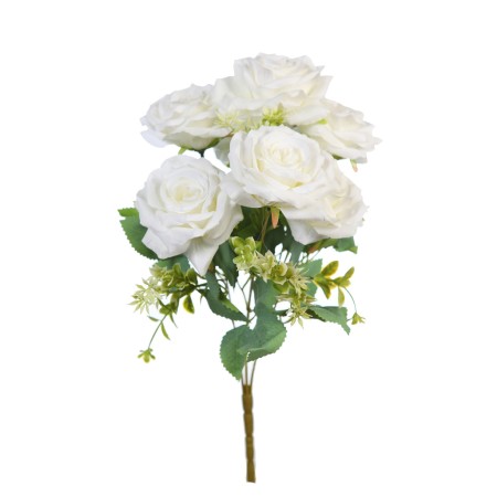 RAMO DE ROSAS ARTIFICIAL 44CM