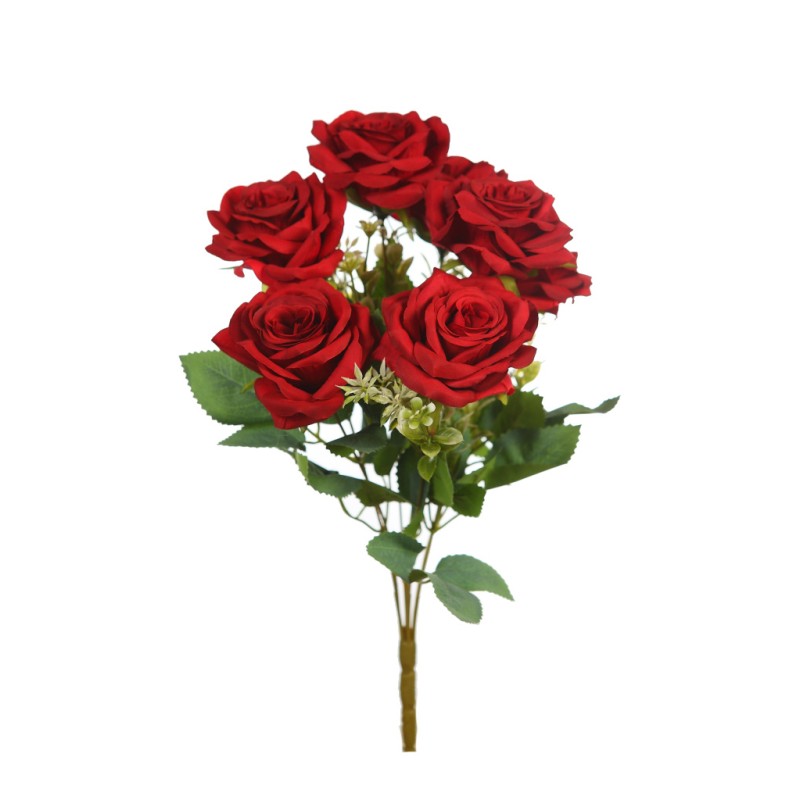 RAMO DE ROSAS ARTIFICIAL 44CM