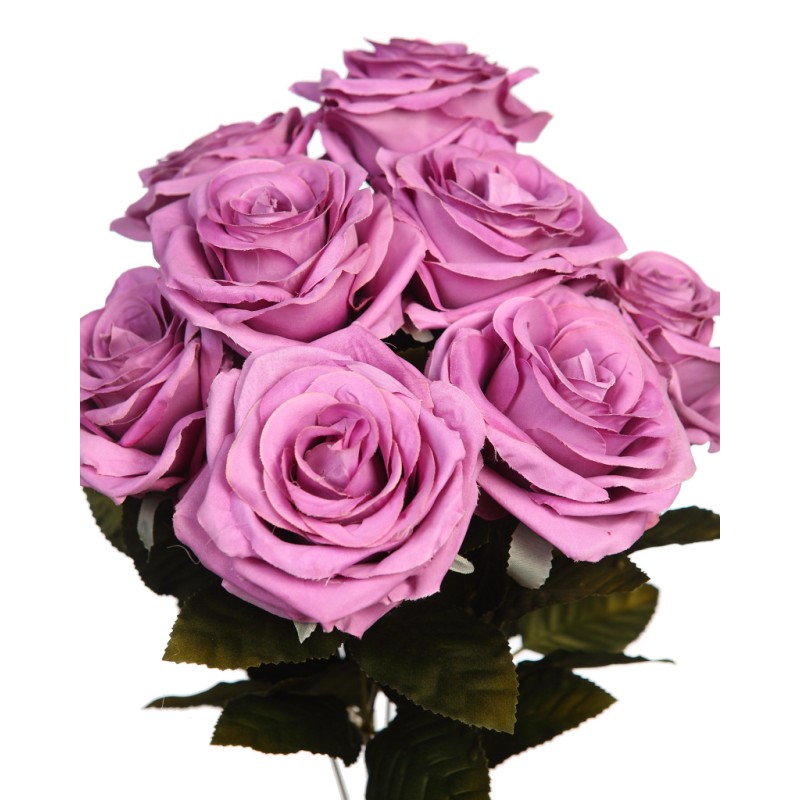 RAMO DE ROSAS ARTIFICIAL 46CM