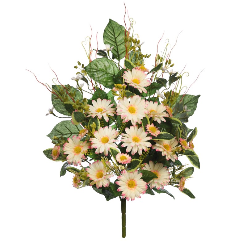 RAMO DE UNA CARA MARGARITAS X 17 50CM