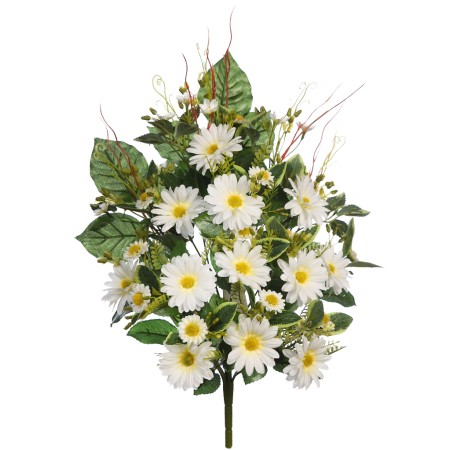 RAMO DE UNA CARA MARGARITAS X 17 50CM