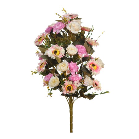 RAMO MARGARITAS Y ROSAS ARTIFICIAL 48CM