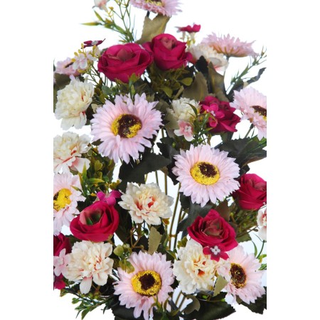 RAMO MARGARITAS Y ROSAS ARTIFICIAL 48CM