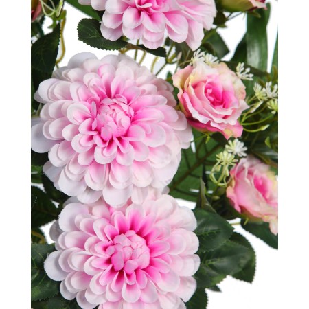 RAMO MUM Y ROSAS ARTIFICIAL 62CM