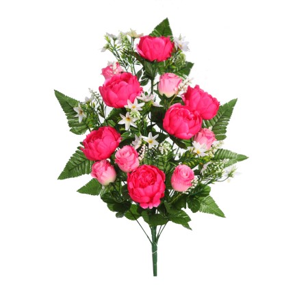 RAMO PEONIAS DE UNA CARA 60CM