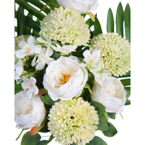 RAMO ROSAS Y DAHLIA ARTIFICIAL 48CM 2