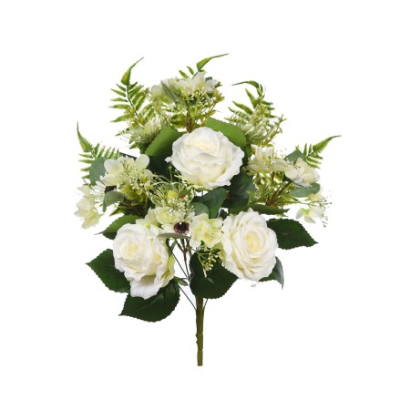 RAMO ROSAS Y HORTENSIAS ARTIFICIAL 50CM