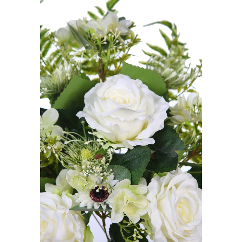 RAMO ROSAS Y HORTENSIAS ARTIFICIAL 50CM