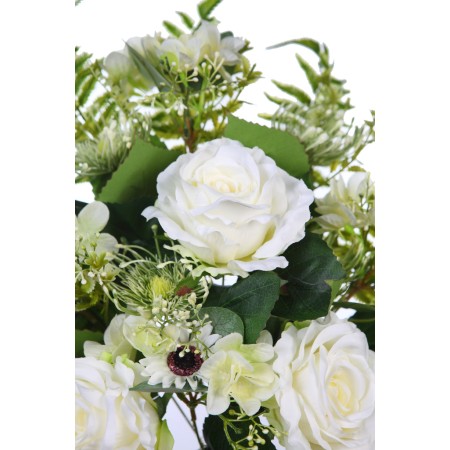 RAMO ROSAS Y HORTENSIAS ARTIFICIAL 50CM