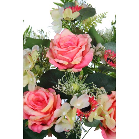RAMO ROSAS Y HORTENSIAS ARTIFICIAL 50CM