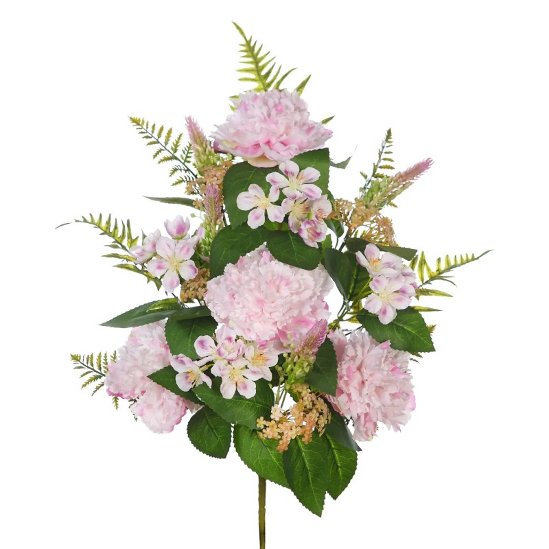 RAMO DE PEONIAS ARTIFICIAL 52CM