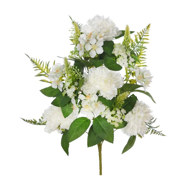 RAMO DE PEONIAS ARTIFICIAL 52CM