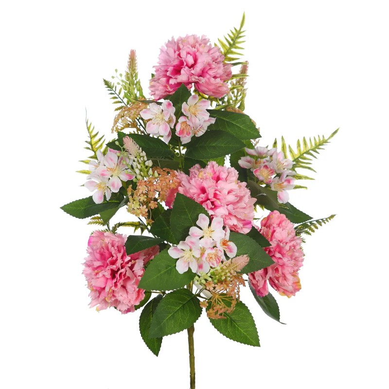 RAMO DE PEONIAS ARTIFICIAL 52CM