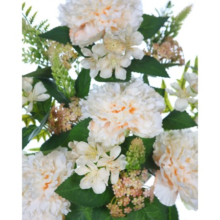 RAMO DE PEONIAS ARTIFICIAL 52CM