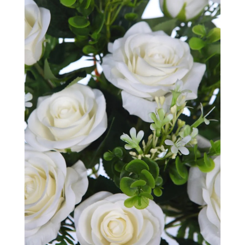 RAMO DE ROSAS ARTIFICIAL 52CM
