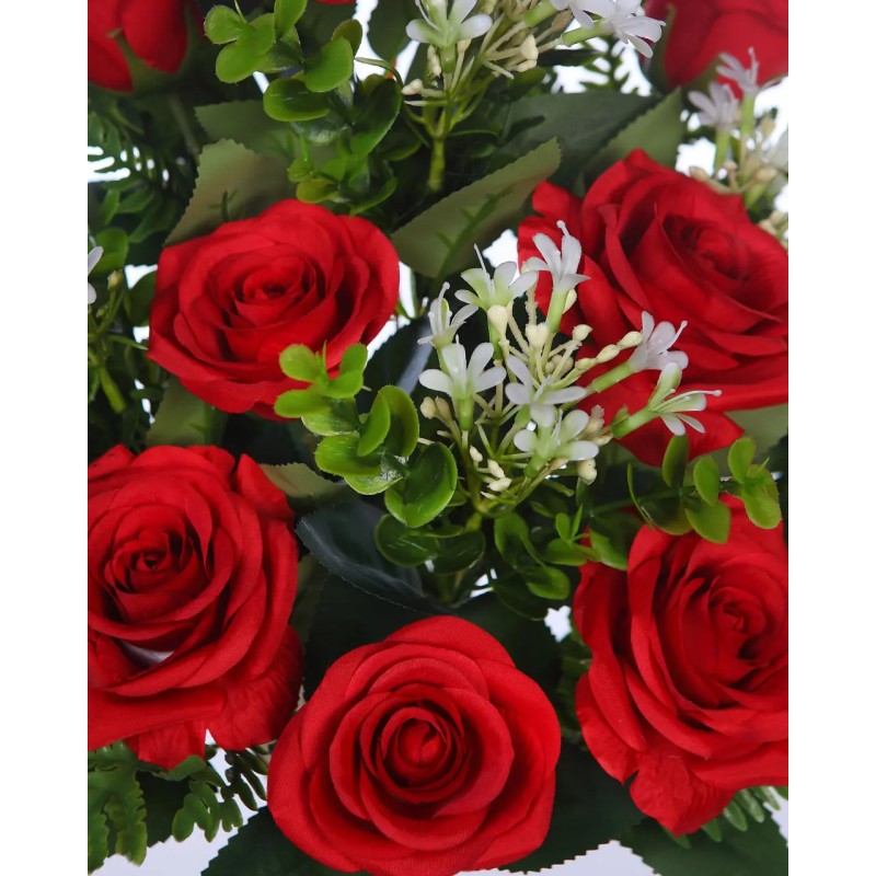 RAMO DE ROSAS ARTIFICIAL 52CM