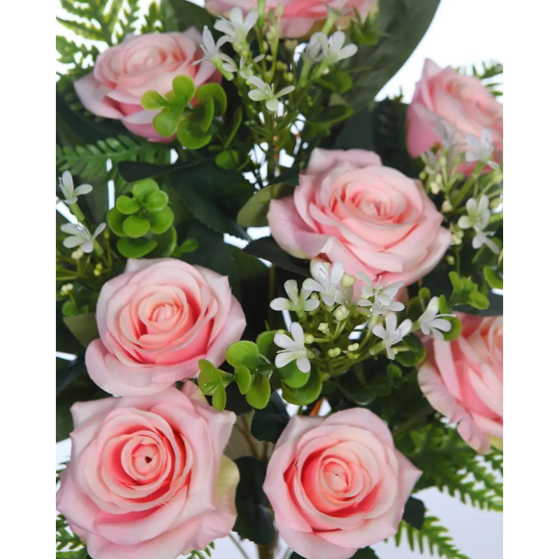 RAMO DE ROSAS ARTIFICIAL 52CM