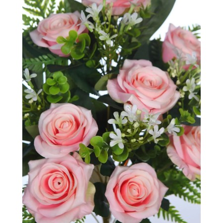 RAMO DE ROSAS ARTIFICIAL 52CM